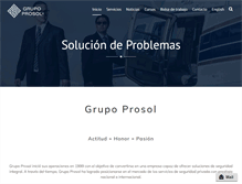 Tablet Screenshot of grupoprosol.com